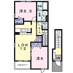 カーサ　アルドーレの物件間取画像